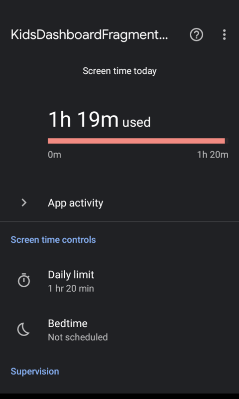 System parental controls