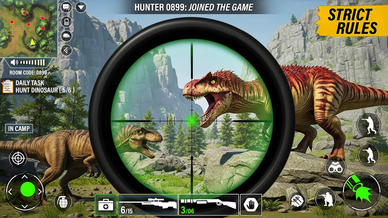 Wild Dinosaur Hunting Zoo Game