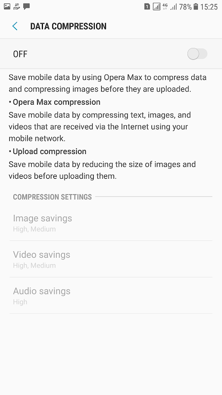 Ultra data saving