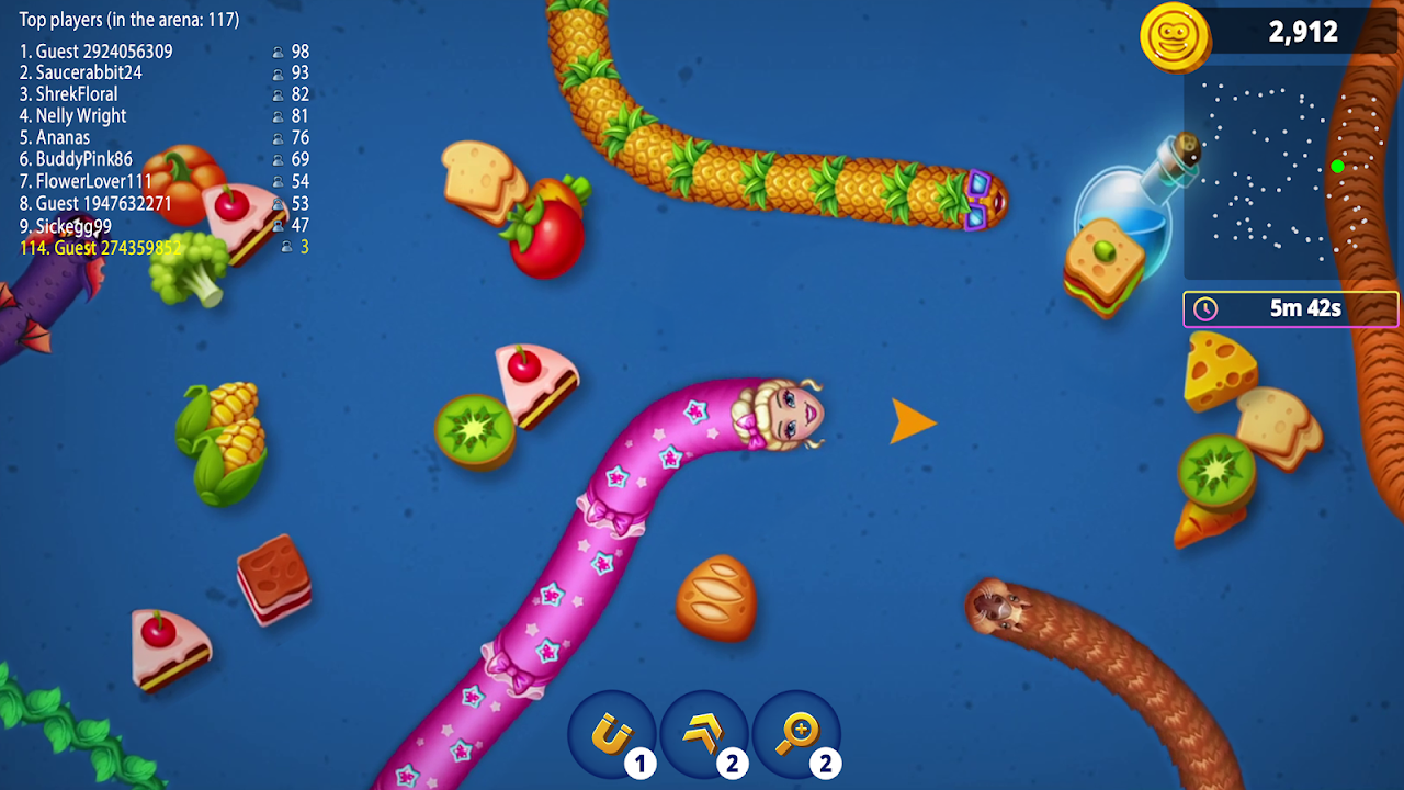 Worms Zone .io - Hungry Snake