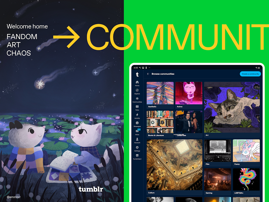 Tumblr—Fandom, Art, Chaos