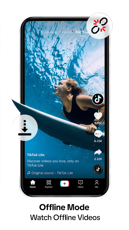 TikTok Lite - Save Data & Fast