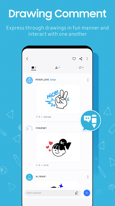 PENUP – Drawing-sharing SNS