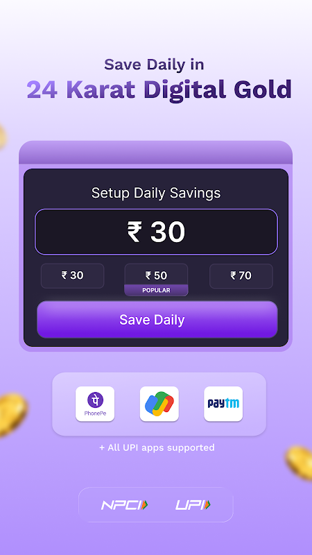 Jar:Save Money in Digital Gold