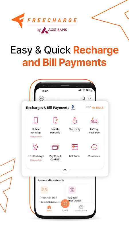 Freecharge UPI & Bill Payments